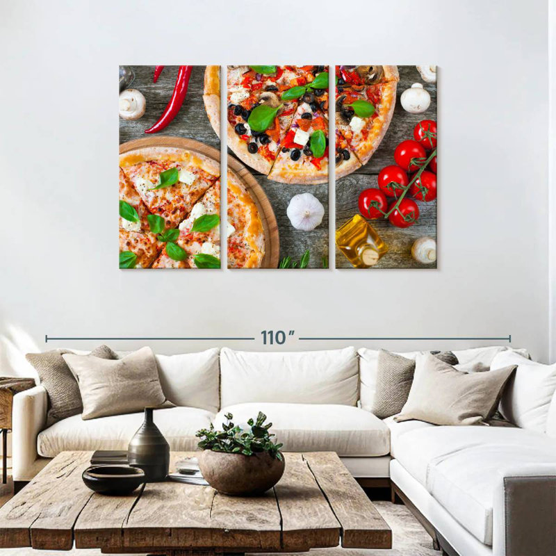Yarlin Homemade Pizza, 48" H x 74" W