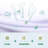 Talalay Natural Latex Pillow with Removable Comfort Pillowcase for Side, Back, and Stomach Sleeper