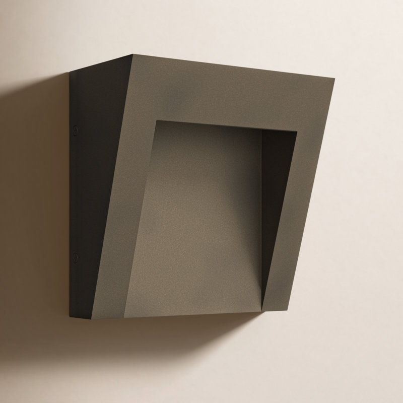 Hinkley Taper Integrated LED Outdoor Wall Mount, Textured Oil Rubbed Bronze