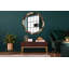 Huldar Glass Flat Wall Mirror