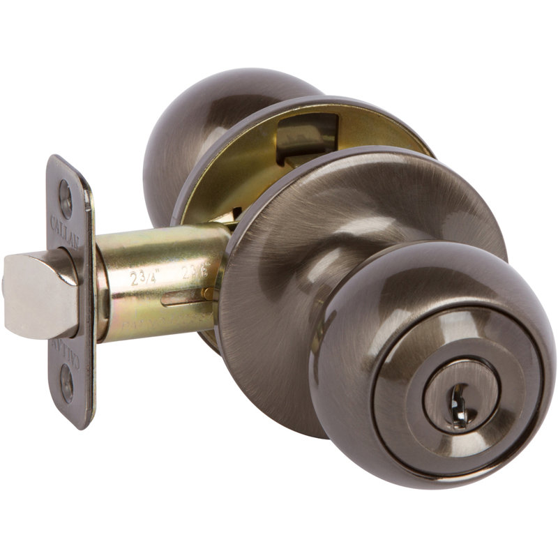 Callan 2'' Diameter Keyed (Entry), Antique Nickel