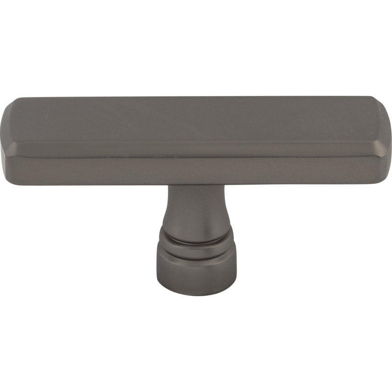 Kingsbridge Rectangle Knob, Ash Gray, 2 3/8" Knob Length