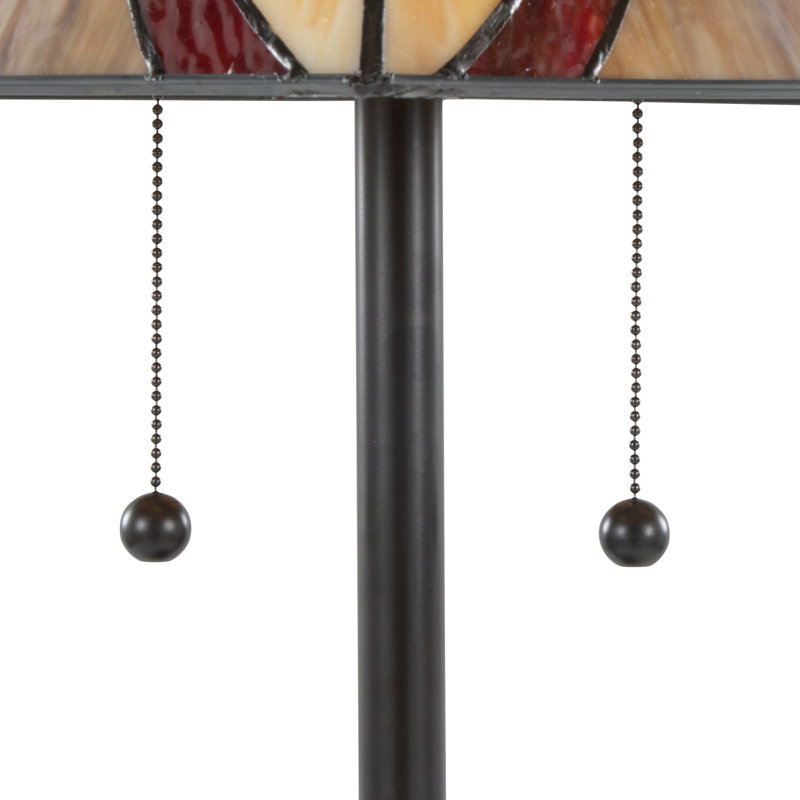 Lampe sur pied, Bronze / brun / crème