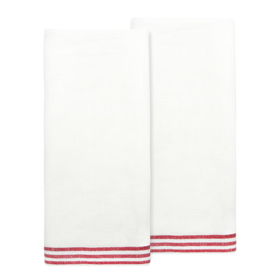 Alsace Striped Waffle Tea Towel