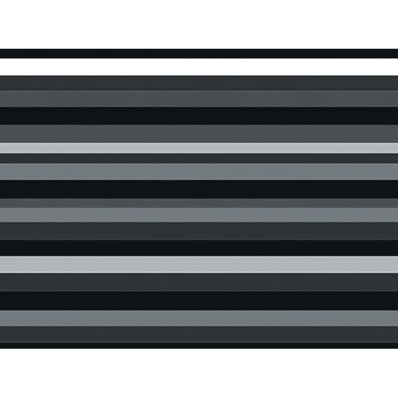 Rideaux de fenêtre horizontaux à motif de rideaux noirs 7740, L 40 po x L 82 po