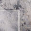 Tapis gris acrylique / viscose tissé à la machine à motif abstrait Houchins-521797858
