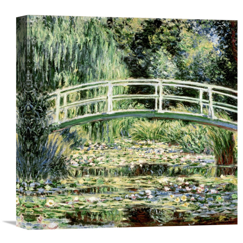 «White Waterlilies, 1899» par Claude Monet, reproduction d'art, H 30 po x l 30 po x P 1,5 po, Toile