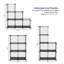Taeju 93cm H x 63cm W Steel Cube Bookcase-295247382