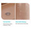 Lavabo pour salle de bain en or rose 19 po x 15 po - maintient un look frais grâce à la surface en acier inoxydable Nano