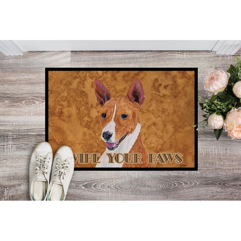 Paillasson d’intérieur antidérapant Tecumseh Basenji, Rectangle 1 pi 6 po x 2 pi 3 po