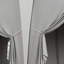 Auvent Ez Up avec 6 parois latérales, 4 fenêtres, hauteur réglable, abri de mariage extérieur, auvent gris 19 x 10 pi, pour l'extérieur