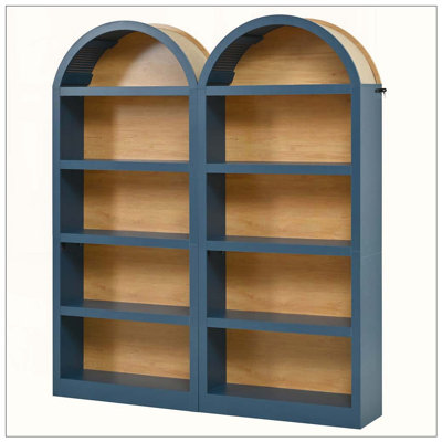 Ensemble de 2 grandes bibliothèques autoportantes