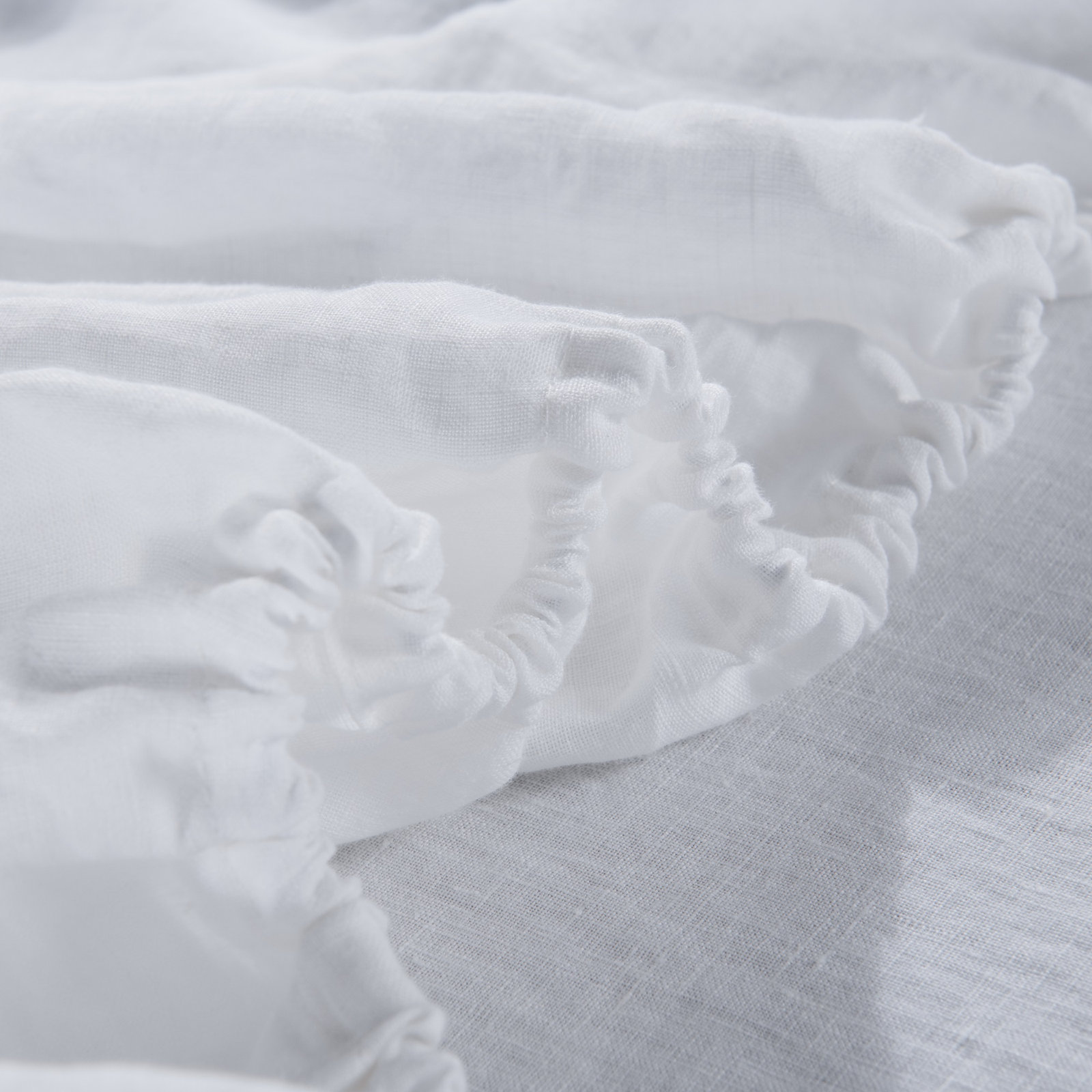 Linen Sheet Set, King, White