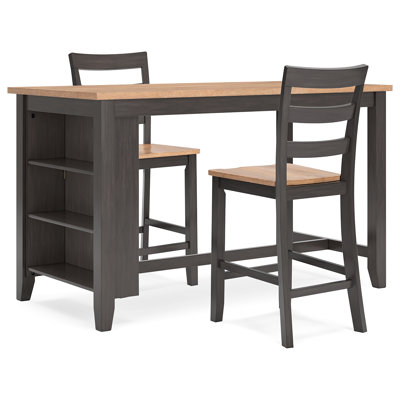Table de salle à manger à hauteur de comptoir et tabourets Gesthaven