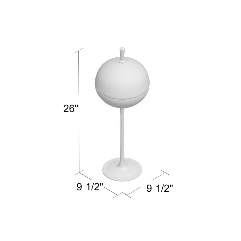 Having a Ball Covered Bowl, 25.5'' H x 10'' W x 10'' D