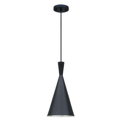 Luminaire suspendu conique à 1 lumière Doanld