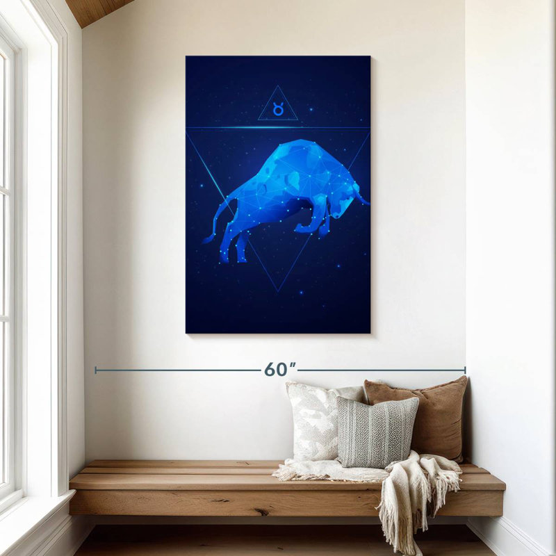 Adella Geometric Taurus, 45" H x 30" W