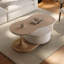 Table basse créative rotative en forme