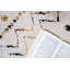 Tapis géométrique rose / bleu-554684012