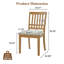 Chaises de salle à manger modernes scandinaves avec dossier ergonomique et confort rembourré-129756301-129756304-129756306