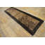 Neutral Cream and Gray Antique Minimalist Chinese Deco Hallway Runner Rug