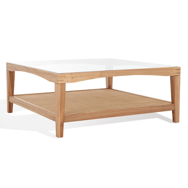 Tamilla 4 Legs Coffee Table with Storage, Brown