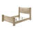55-inch Eastern  Panel Bed Weathered Oak-339619412