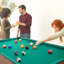 Ensemble de 11 tables de jeu combo 11-en-1 - table multi-jeux 2 pi x 4 pi, air hockey, billard, cadeaux pour adultes pour la maison, arcade, salle de jeux