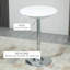 Andren Round Metal Outdoor Bar Table , 61cm cm W 61cm cm D
