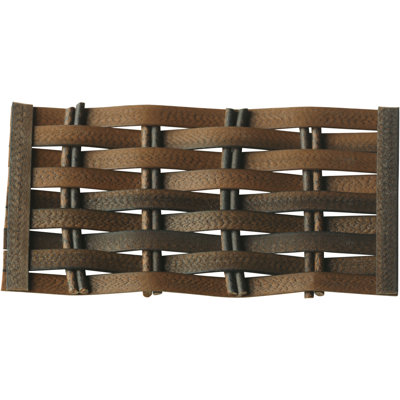 Florence Woven High Back Loveseat Glider