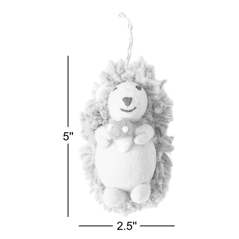 Felted Festive 5'' Handmade 100% Wool Animals Hanging Figurine Ornament