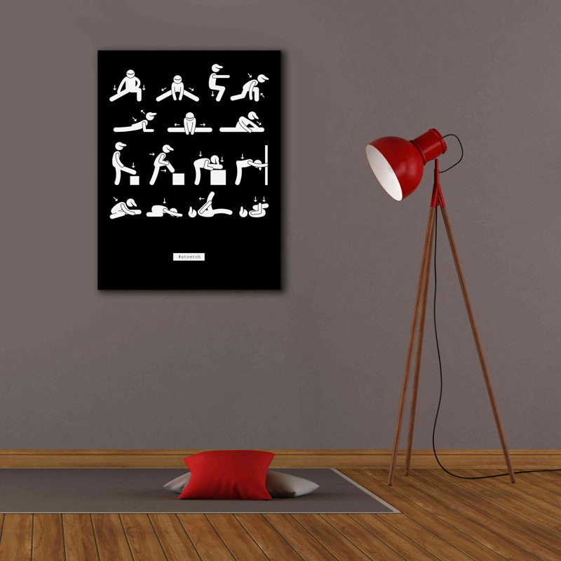 'Workout' by GraphINC, Giclee Canvas Wall Art, 34" H x 26" W