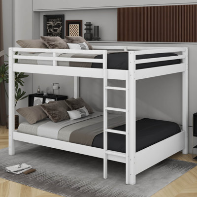 Queen Size Bunk Bed With Ladder And Trundle