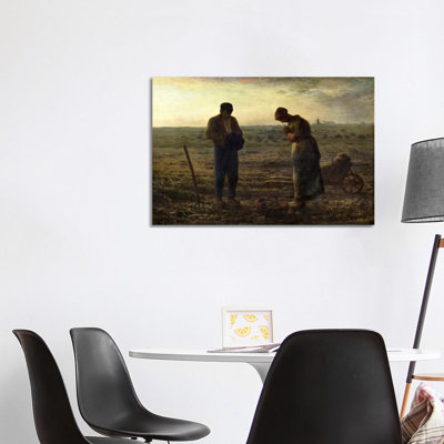 «The Angelus» par Jean-François Millet - reproduction d'art sur toile tendue