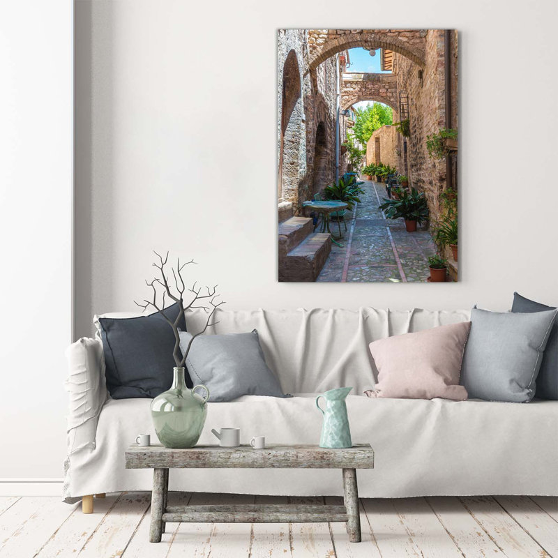 Italian Streets - Wrapped Canvas Print