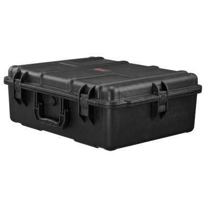 Weatherproof Hard Case, Heavy Duty Protective Dry Box Case with Pre-Cut Foam, and Retractable Pull Handles for Travel, Hunting, Military, Tactical, IP67 Waterproof Case for Cameras (56.1x37x26)