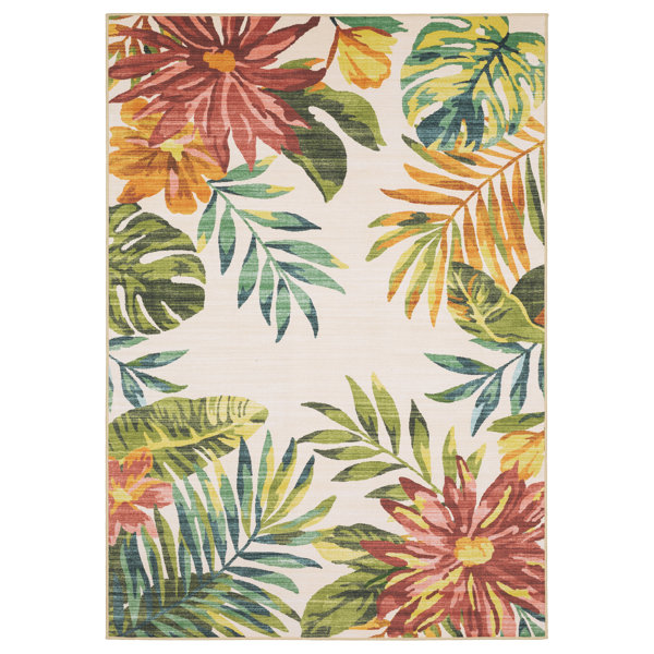 Lark Manor Auringer Floral Rug | Wayfair