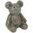 Colburn Graphite Rhinestone Bear Bank - 8" tall
