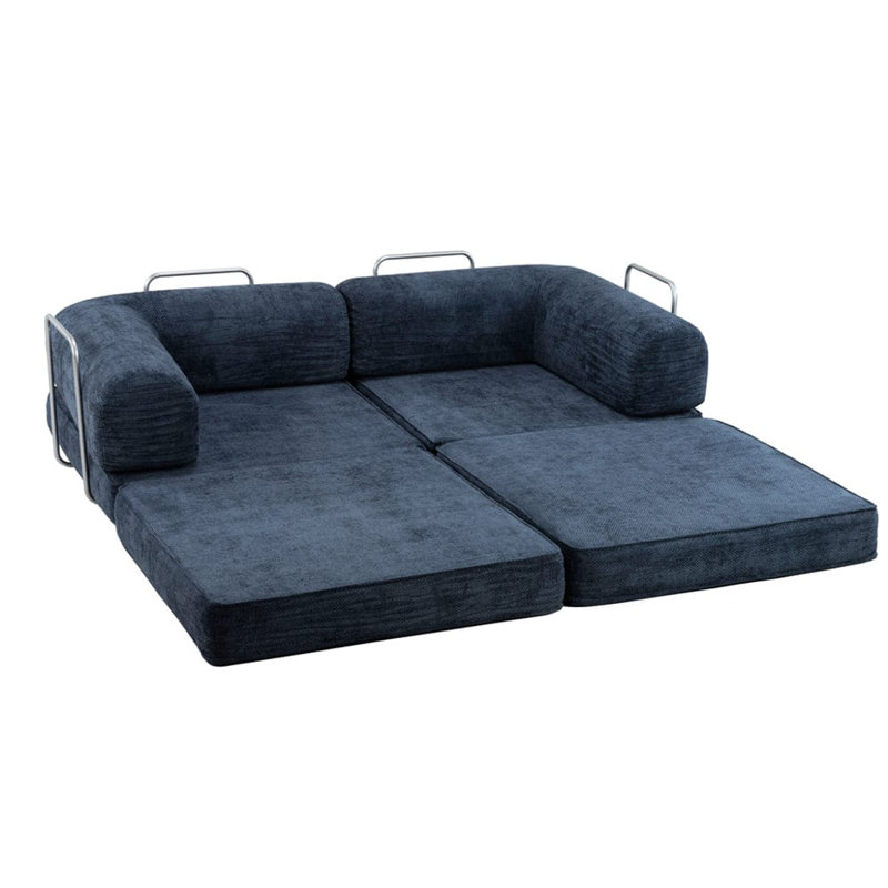 Upholstered Daybed, Dark Blue
