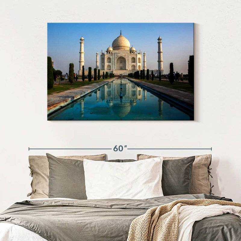 Adella Taj Mahal Pool Reflection, 32" H x 48" W