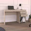 Bureau d'ordinateur à deux tiroirs Ibare, tablette inférieure