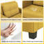 71.5cm Width 3-in-1 Convertible Sleeper Accent Chair Bed with Adjustable Backrest & Back Pillow-1662705385