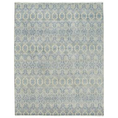 DASTINGO Hand Braided Wool Oriental Area Rug in Ivory/Black