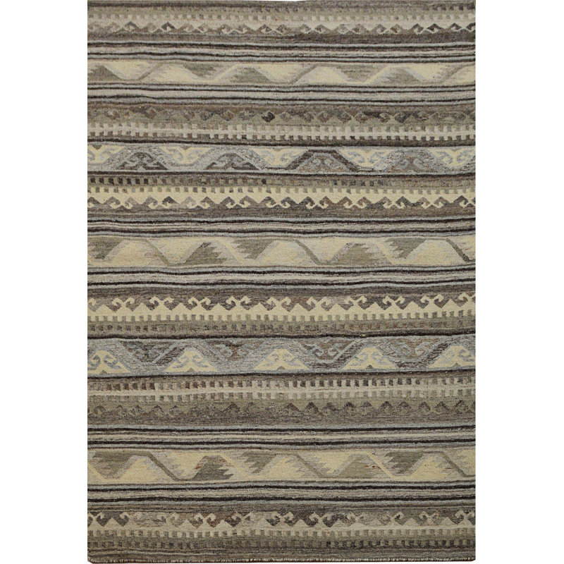 Southwestern Wool Hand Woven Area Rug, Rectangle 155 x 240cm