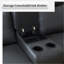 Ensemble de salon inclinable électrique en cuir 3 pièces
