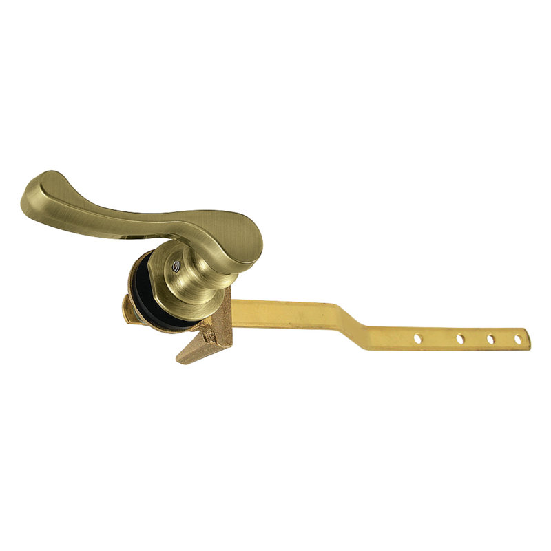 Kingston Brass French Front Mount Toilet Tank Lever, Antique Brass