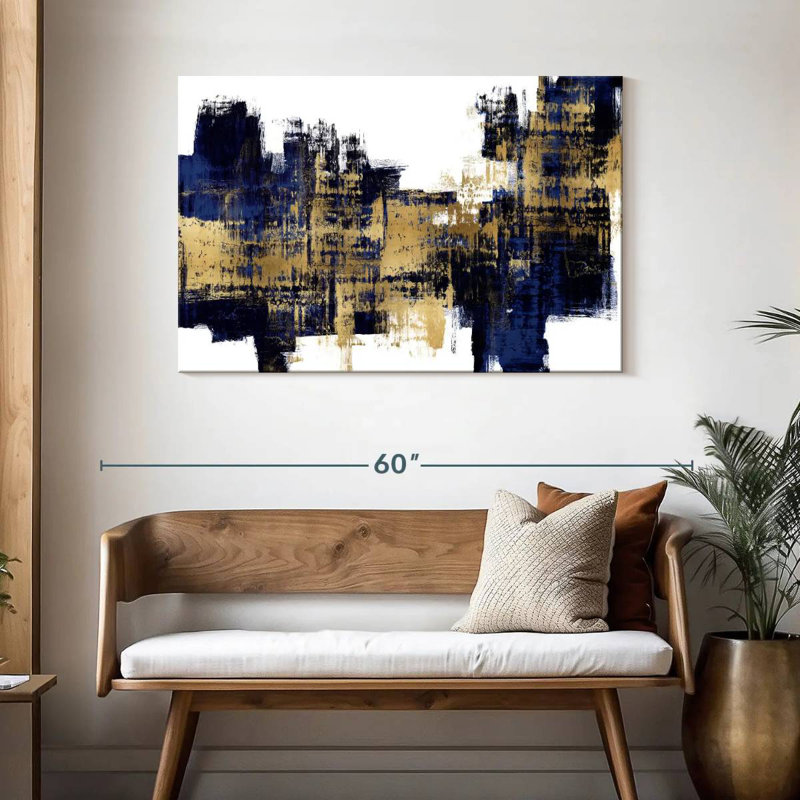 Avery Vibrant Gold On Blue