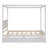 Full Size Canopy Bed With Drawers