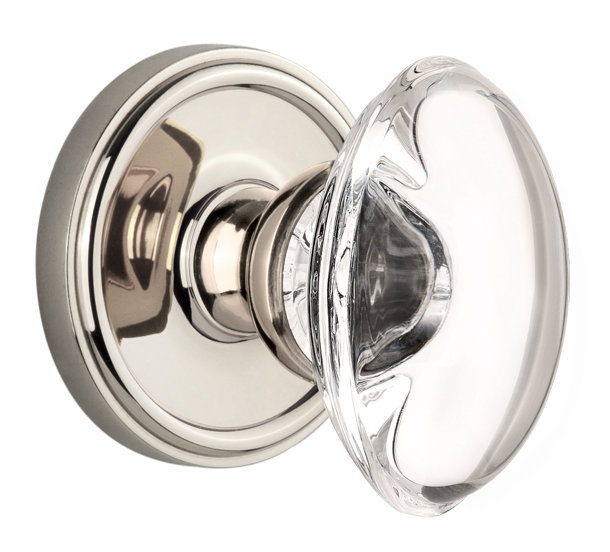 Poignée de porte Grandette Georgetown, Nickel poli, 2-3/4"