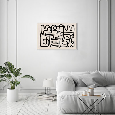 Articles IX Framed Canvas Painting Print